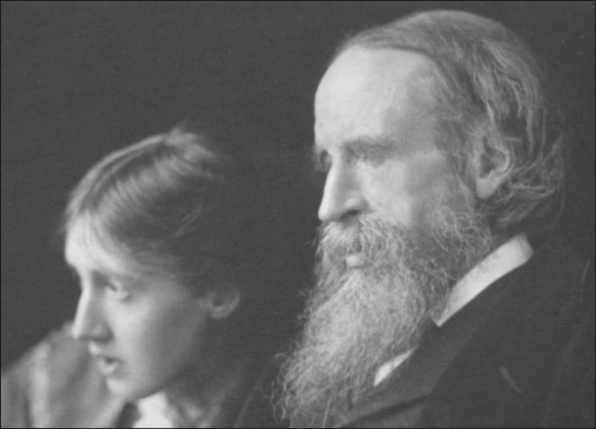 Вірджинія Вулф та її батько, Леслі Стефен, 1902 рік