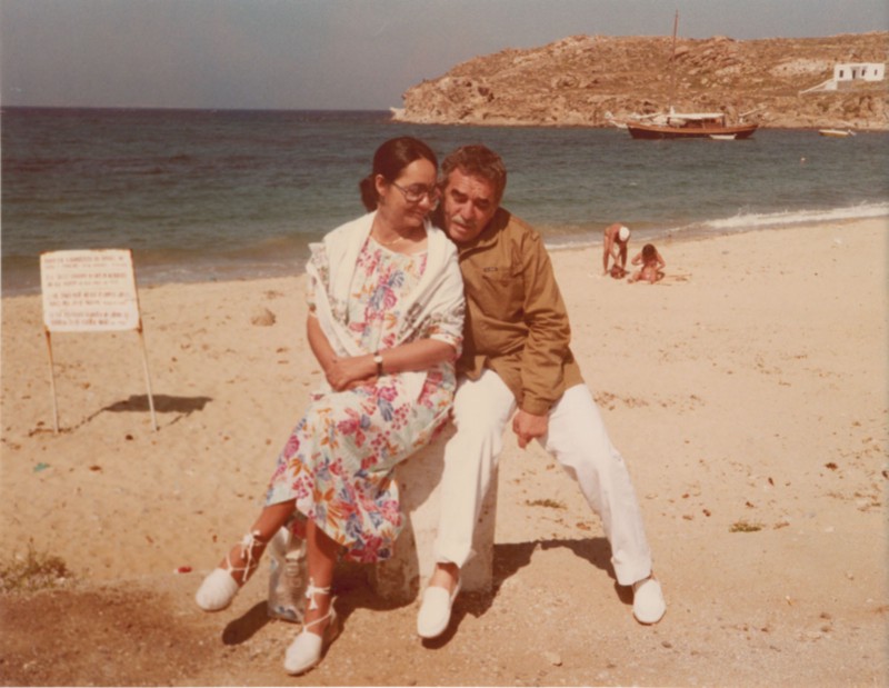 Габрієль Гарсія Маркес з дружиною Мерседес на острові Крит
