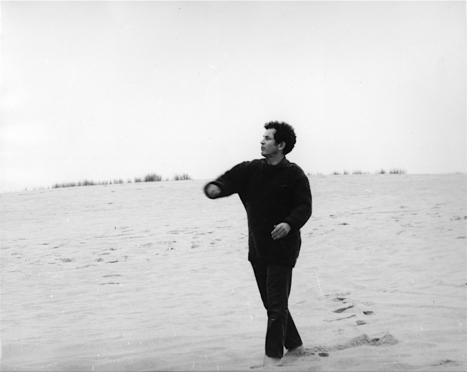 Норман Мейлер на пляжі у Прованстауні