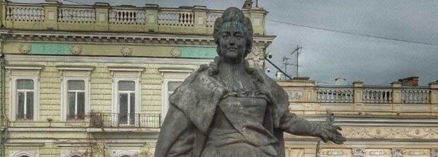 Зеленський попросив міськраду Одеси розглянути знесення пам’ятника Єкатерині ІІ