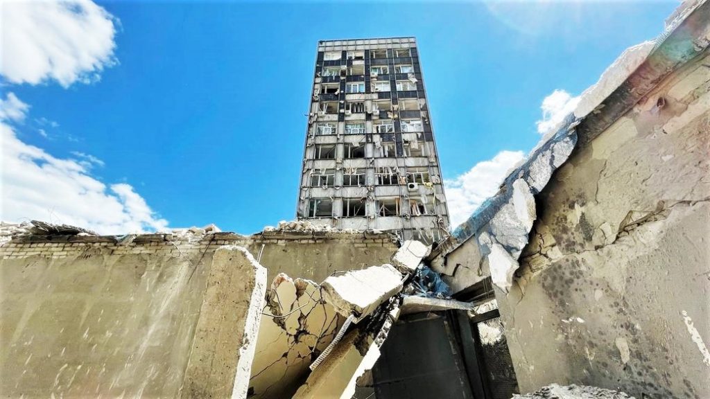Від обстрілів окупантів у Харкові постраждав Будинок Друку